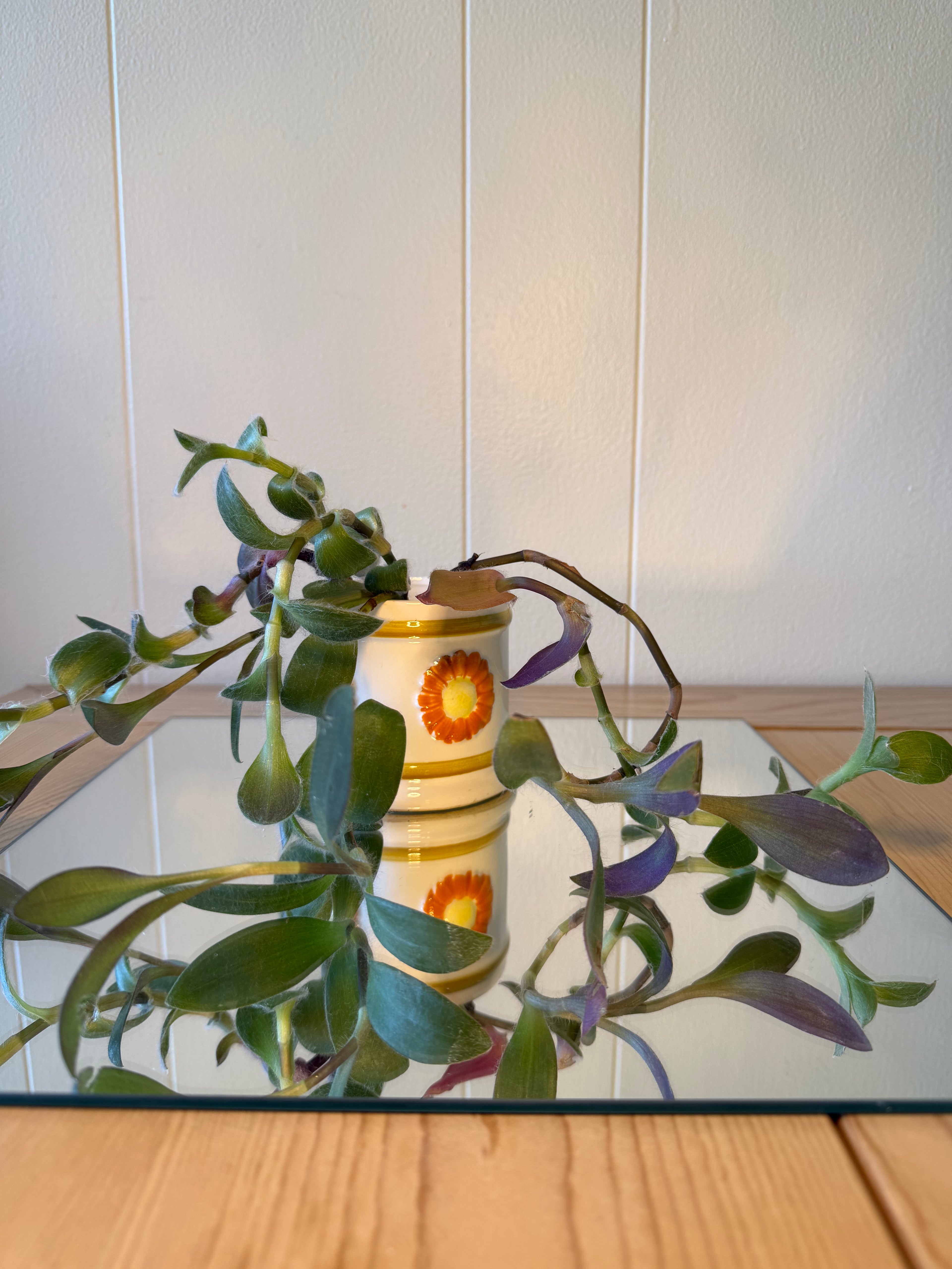 Orange and Yellow Flower Cutie Pot