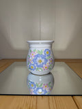 Elegant Floral Upcycled Pot