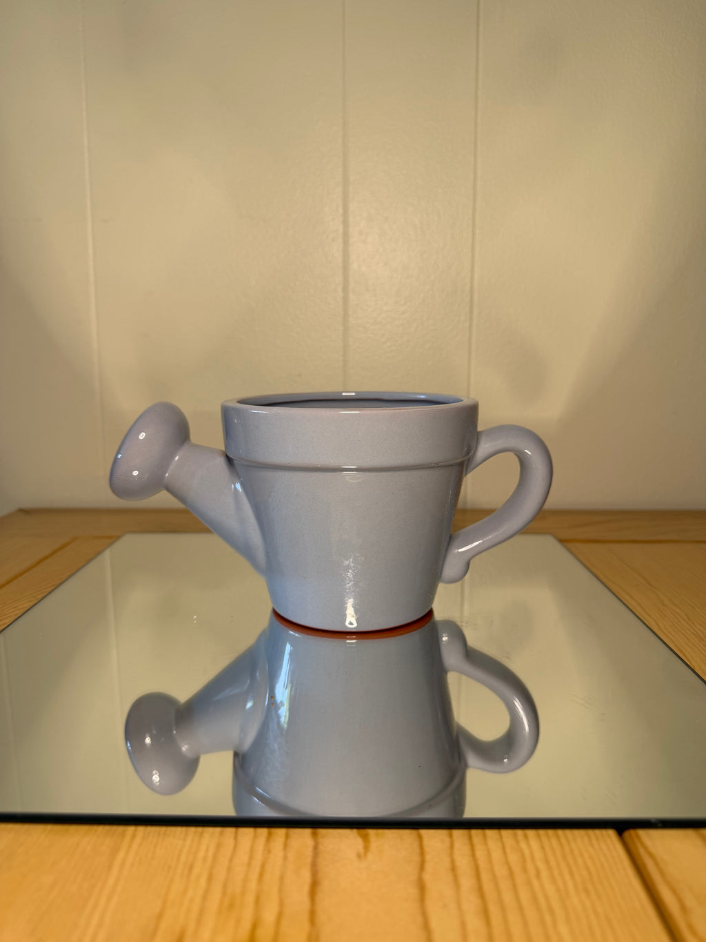 Blue Watering Can Pot