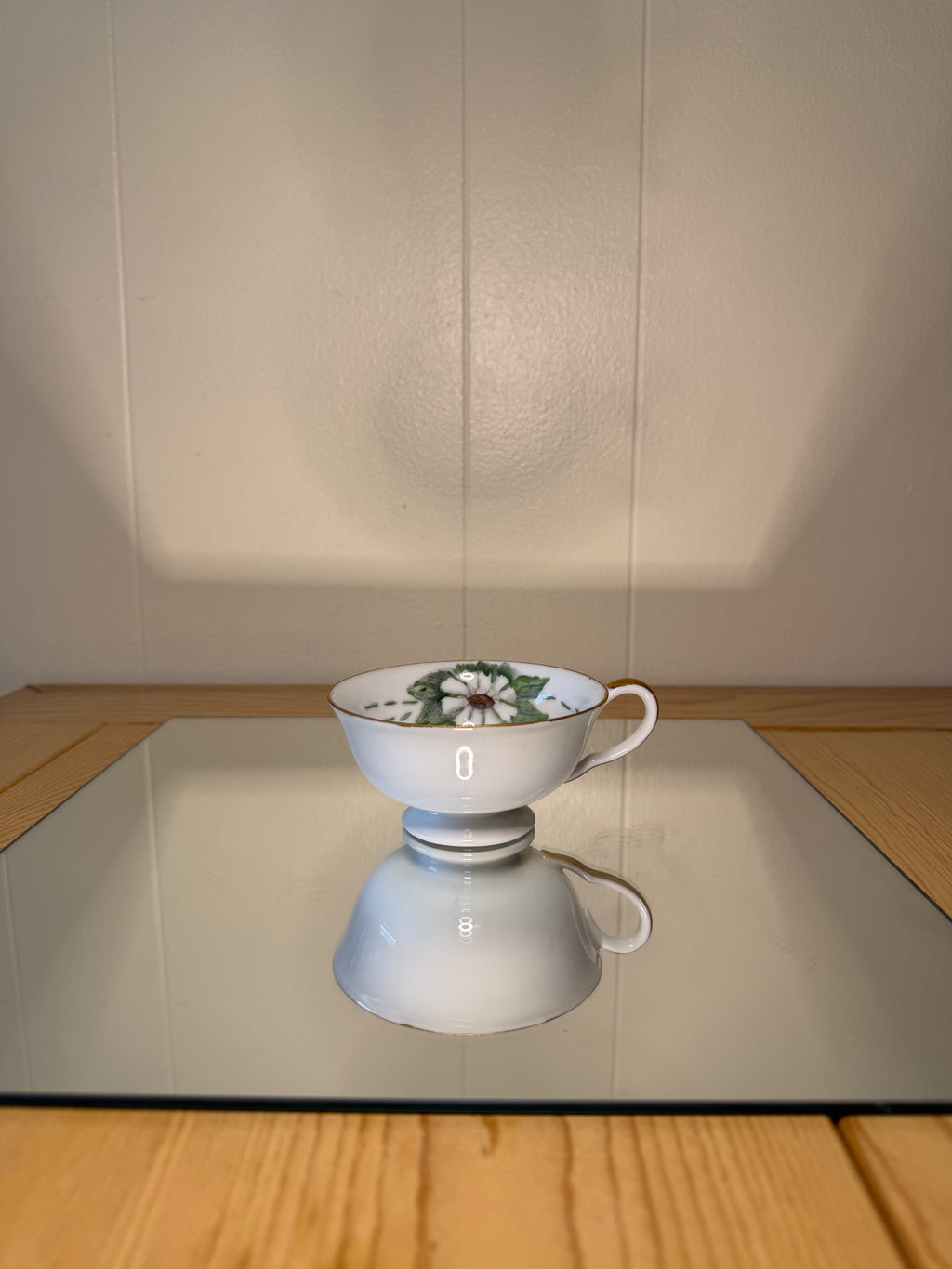 White Flower Teacup