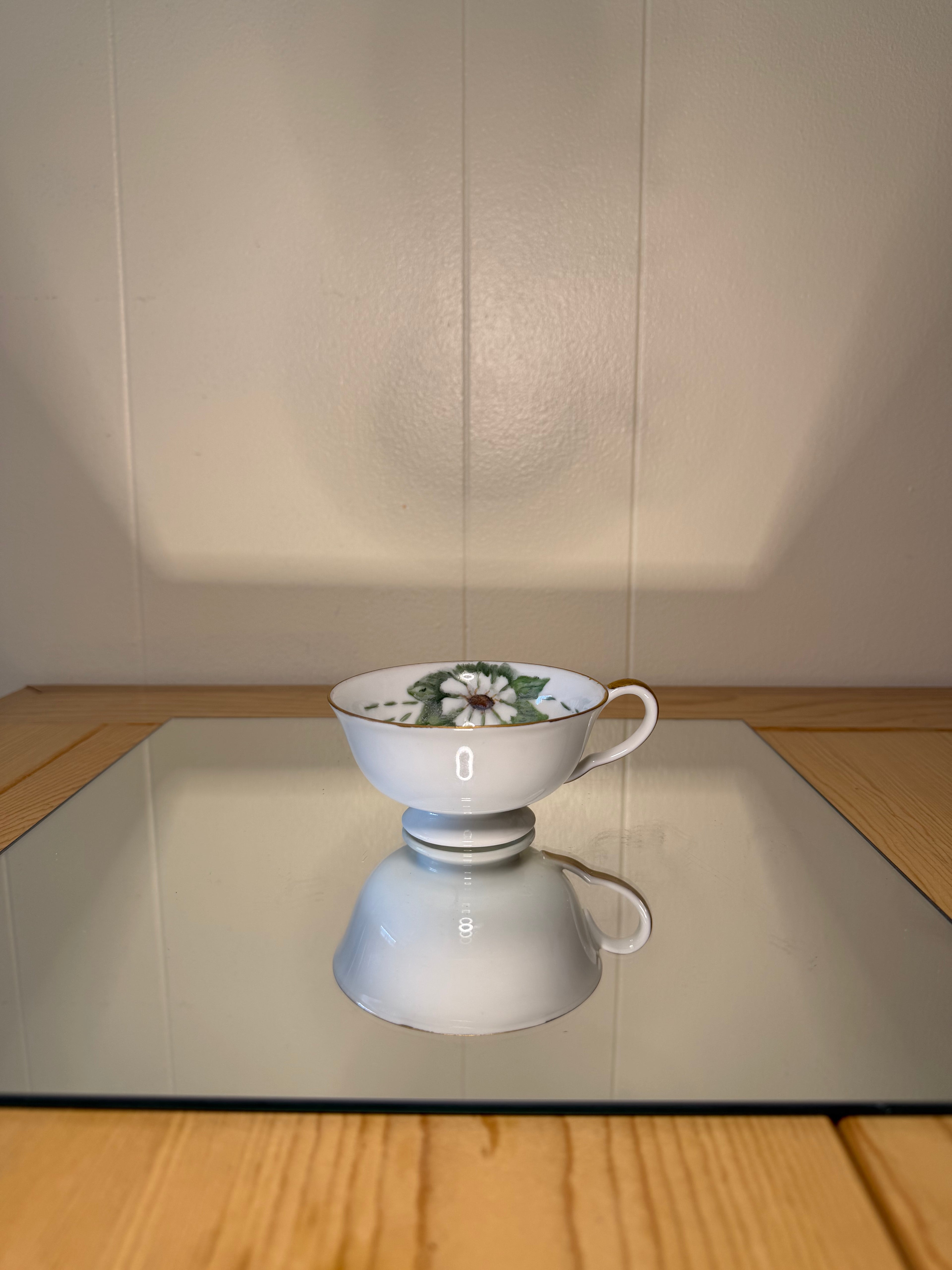 White Flower Teacup