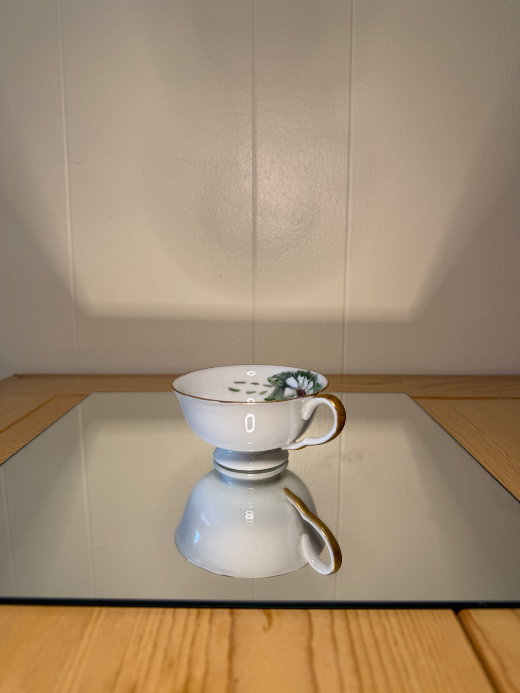 White Flower Teacup